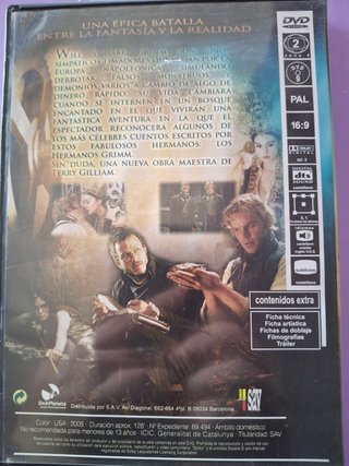 DVD El Secreto de los Hermanos Grimm