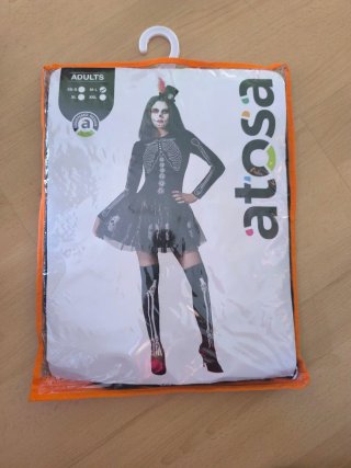 Disfraz Halloween Atosa Esqueleto Adulto Talla M