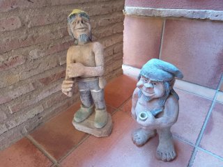 Figuras Duendes Jardín Cerámica