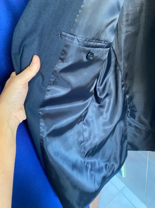 Completo uomo cerimonia blu/grigio