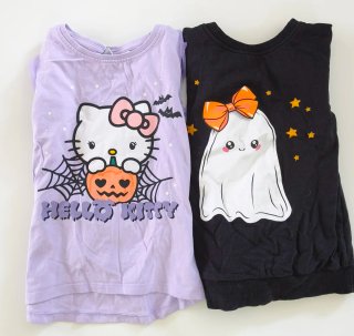 Lote poleras Halloween niñas 6-7 años