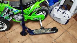 Patinete infantil azul