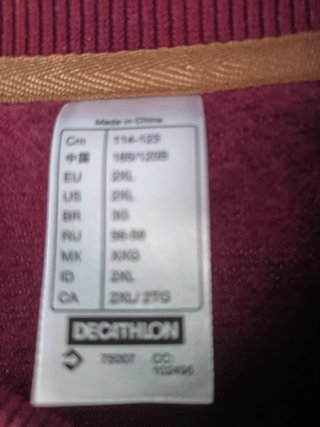 Jersey Quechua Hombre Rojo