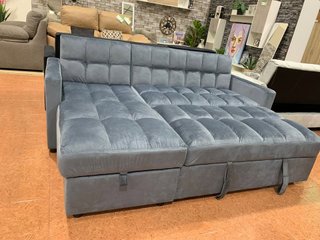 Sofá Cama Kris Gris Chaise Longue 210cm