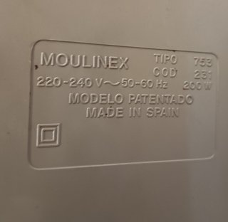Licuadora Moulinex Blanca y Beige