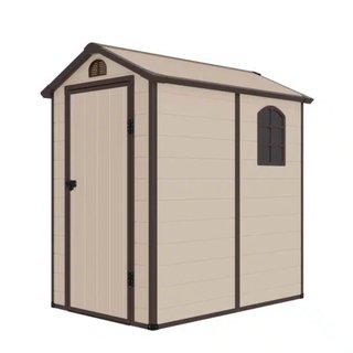 Caseta resina jardín 132x190x203cm 2,47m2 Marsala