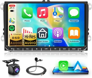 Radio VW Android 15 8 Núcleos 4+64G con cámara