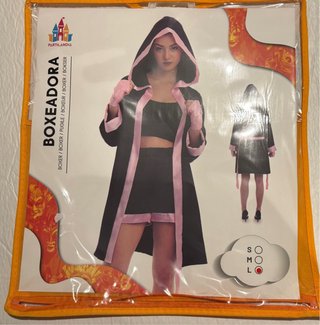 Disfraz Boxeadora Talla L (equivale M)