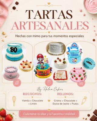 Información de tartas artesanales