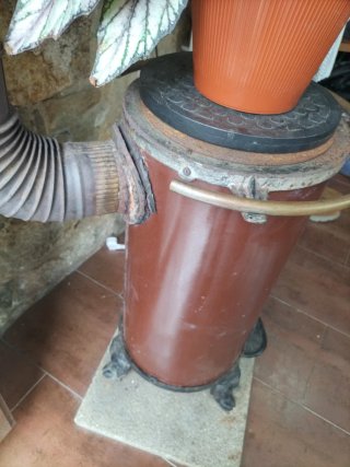 Estufa de leña fundición