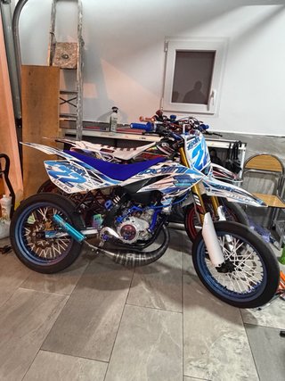 Beta Supermotard Azul/Blanco