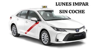 Licencia taxi lunes impar madrid