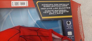 Disfraz Spiderman Lujo Talla S (2-4 años)