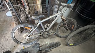 Bicicleta Rockrider Plata