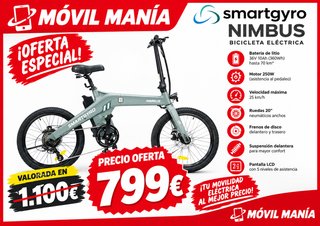 Smartgyro Nimbus Bicicleta Eléctrica