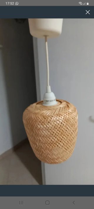2 lámparas de techo