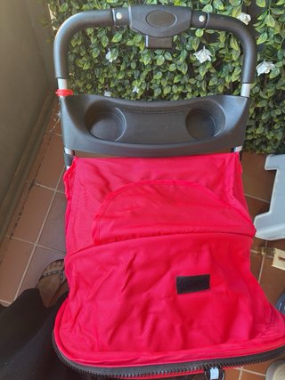 Cochecito Plegable Perro Pequeño Rojo PawHut