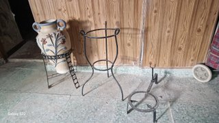 Conjunto Maceteros Forja- Decorativos y practicos