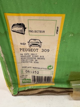 Faro derecho peugeot 309