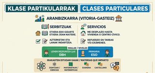 Clases particulares en Vitoria