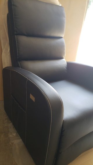 Sillón Senior levantapersonas y de masaje Negro