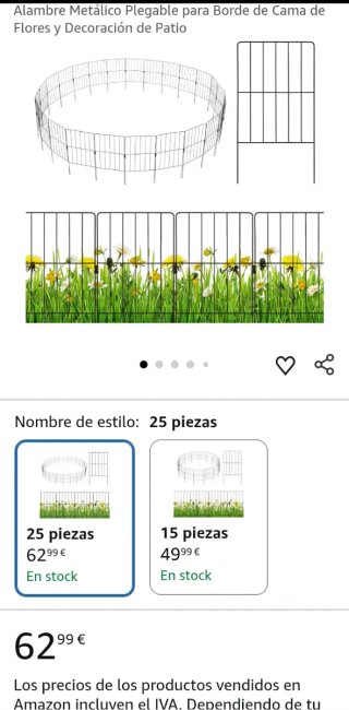 COSTWAY Vallas Decorativas para Jardín