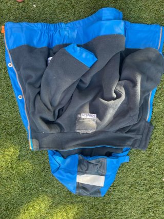 Pantalones de Nieve CMP Azules con Tirantes