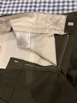 Pantalones Carhartt Verde Caqui