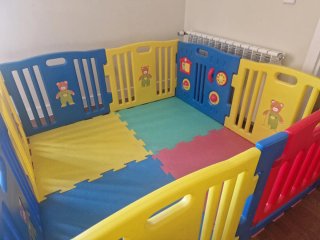 Parque infantil vallas protectoras