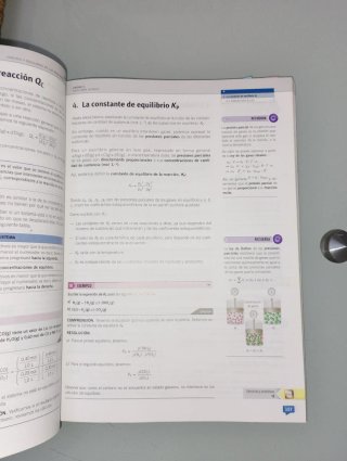 Libro Química 2° Bachillerato editorial edebé