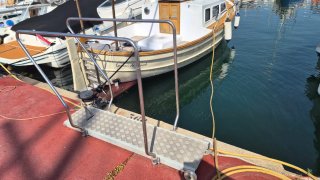 Pasarela barco con tintero