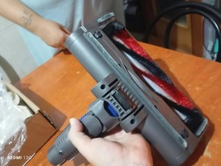Cabezal aspiradora con cepillo y accesorio