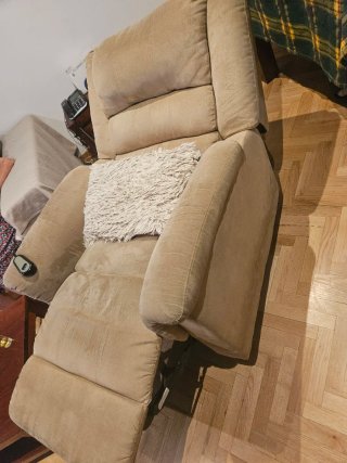 Sillón Eléctrico Reclinable Beige