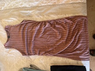 Vestido rosa Shein rayas