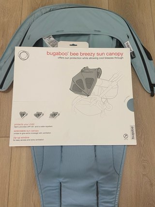 Capota ventilada y colchoneta Bugaboo Bee