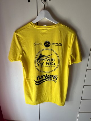 Camiseta Turkana Fishing Amarilla Talla M