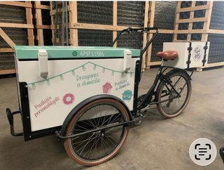 Bicicleta triciclo cargo bike Con nevera isotermo