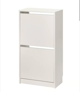 Zapatero Bissa Blanco y Madera