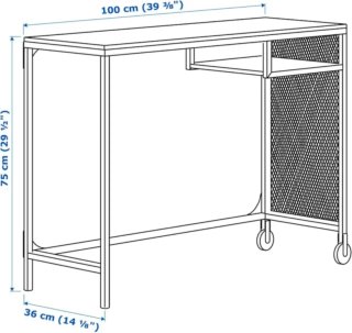 Escritorio Ikea Madera y Metal