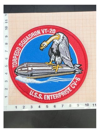 Collectible Patch VT-20 USS Enterprise CV-6