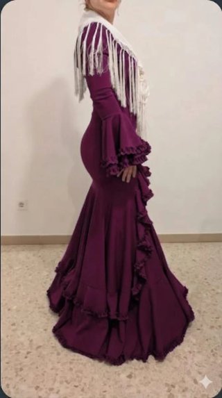 Traje de Flamenca buganvilla TODAS LAS TALLAS