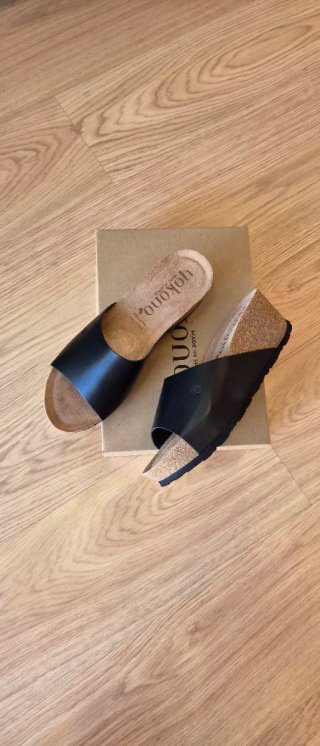 Yokono Sandalias T41 Piel Negra