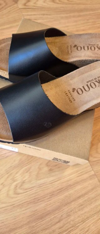 Yokono Sandalias T41 Piel Negra