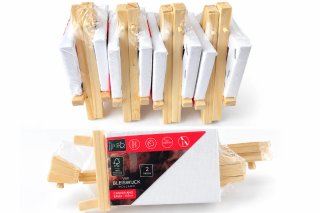 Set 8 Mini Tele per Pittura con Cavalletto 7x7cm