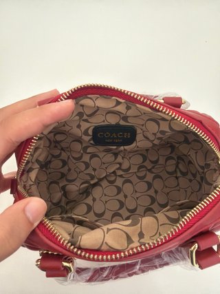 Bolso Coach Rojo Nuevo