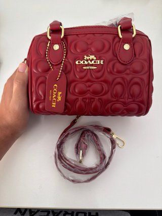 Bolso Coach Rojo Nuevo