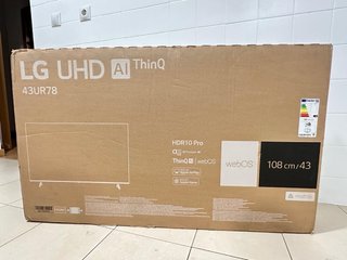 Smart tv LG UHD 4K 43UR78 nuevo entrega gratis