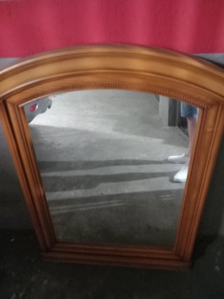 Espejo Grande Madera Maciza