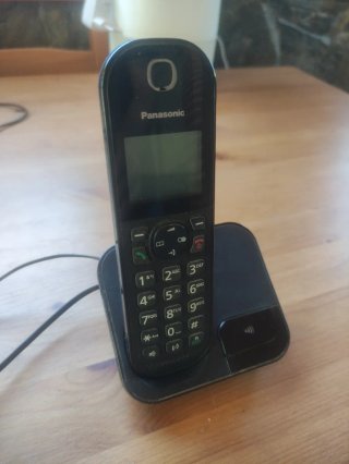 Teléfono Inalámbrico Panasonic Negro