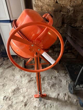 Hormigonera Eléctrica Naranja